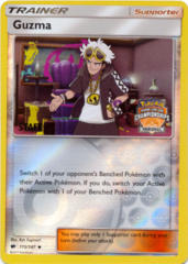 Guzma 115/147 Reverse Holo League Stamp STAFF Promo - 2018 Regional Championships